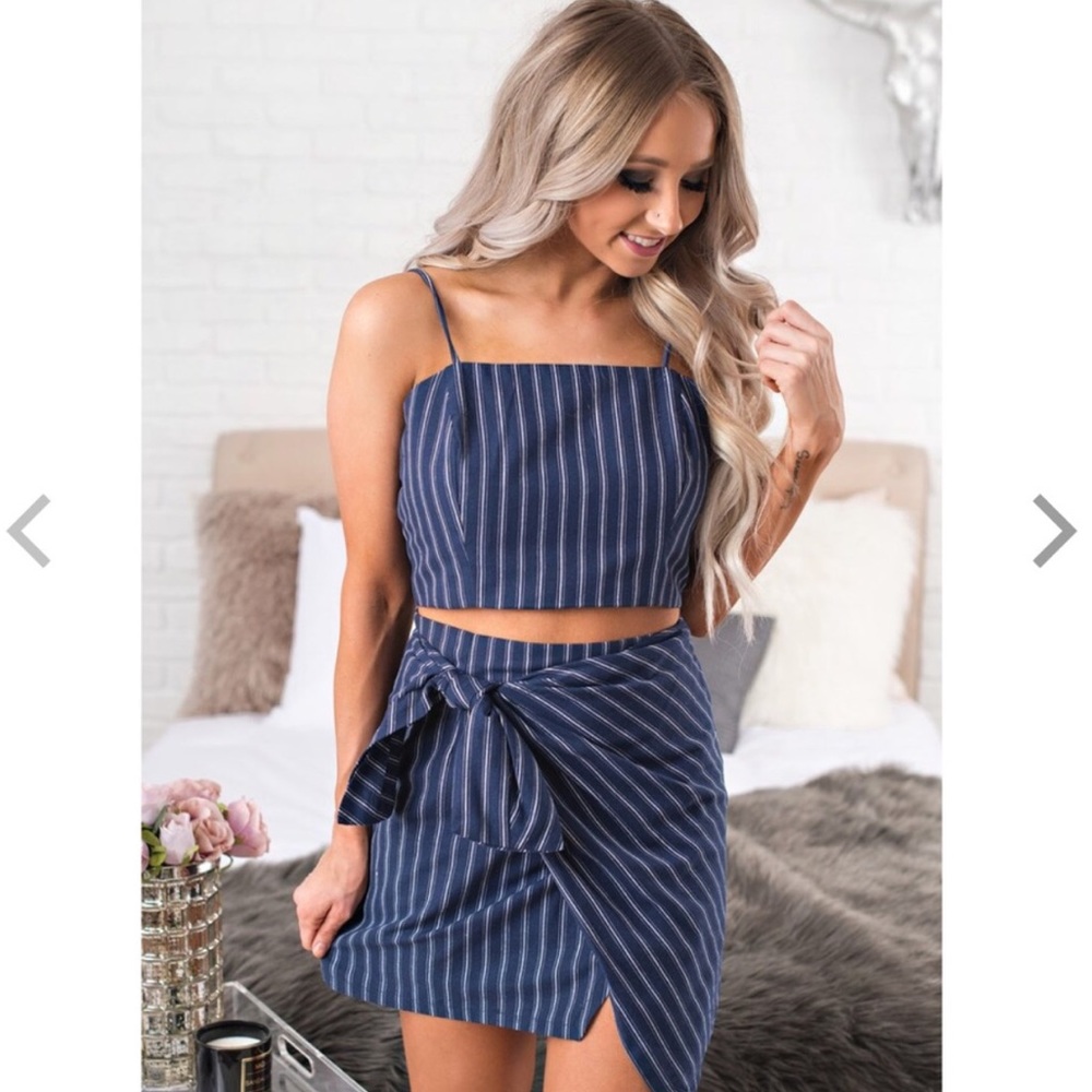 All That Jazz Striped 2 Piece Set
